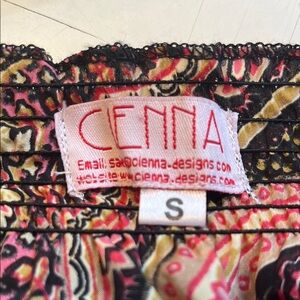 Cienna Multicolor Patterned Skirt